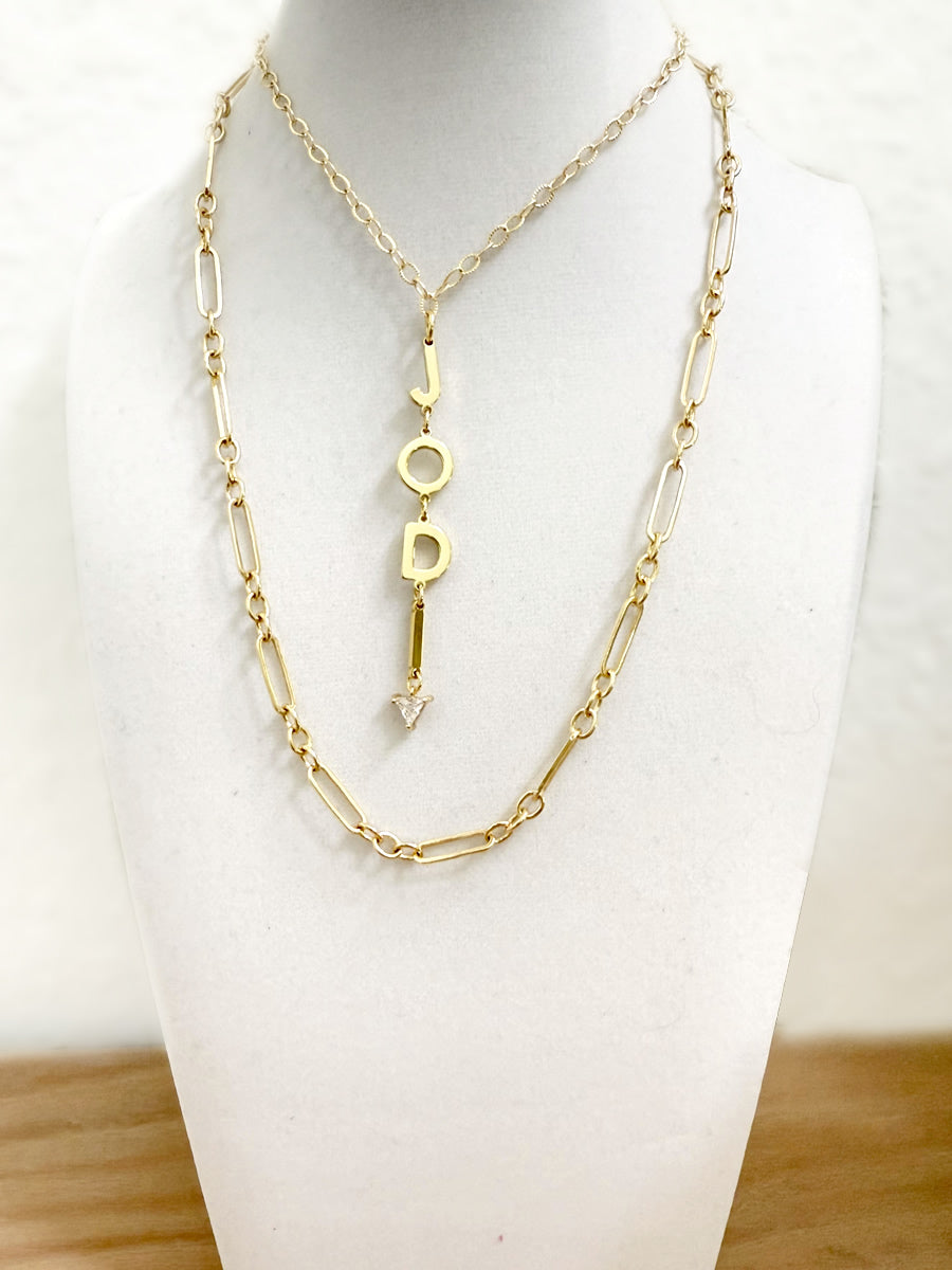 Leya Lariat Chain