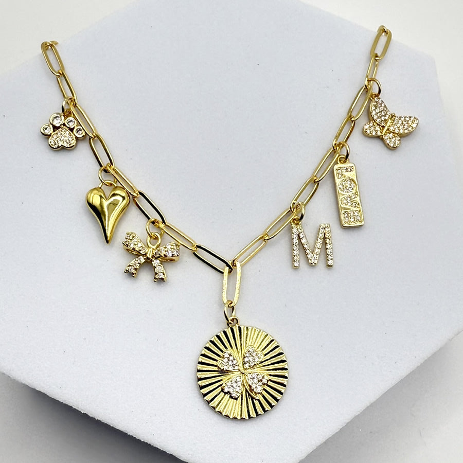 The Melissa - 7 Charm Necklace