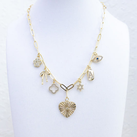 The Melissa - 7 Charm Necklace