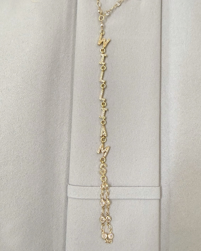 The Jenny Pavé | Custom Hand Chain