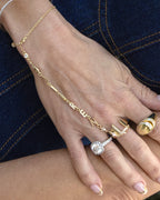 The Jenny Pavé | Custom Hand Chain
