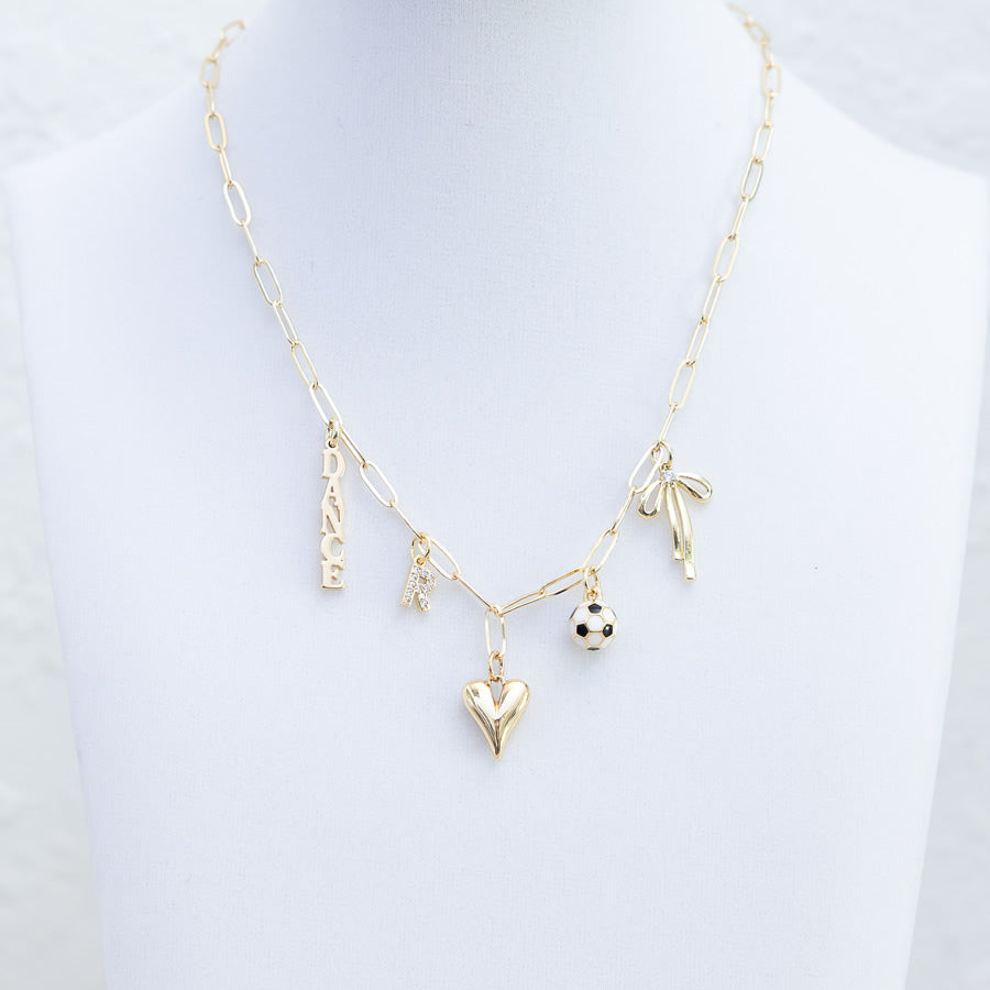 The Layla - Child/Teen 5 Charm Necklace