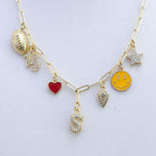The Layla - Child/Teen 5 Charm Necklace