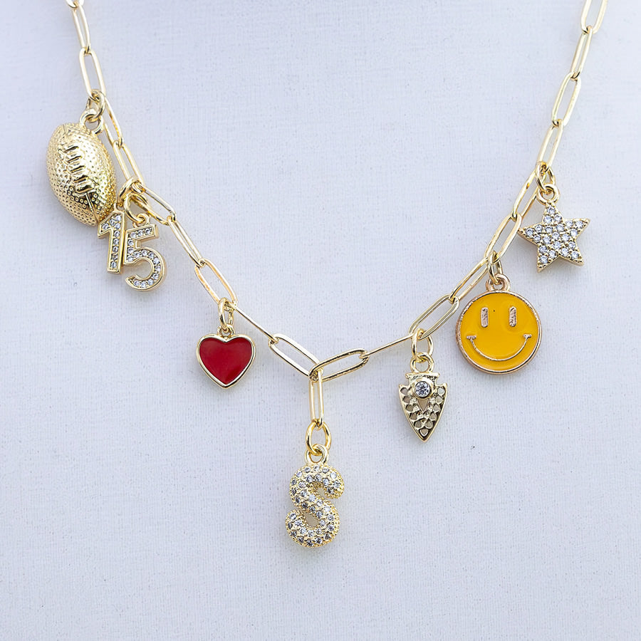 The Layla - Child/Teen 5 Charm Necklace