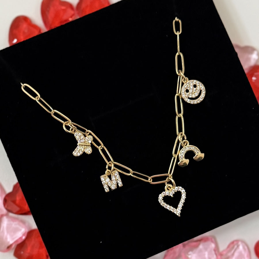 The Layla - Child/Teen 5 Charm Necklace