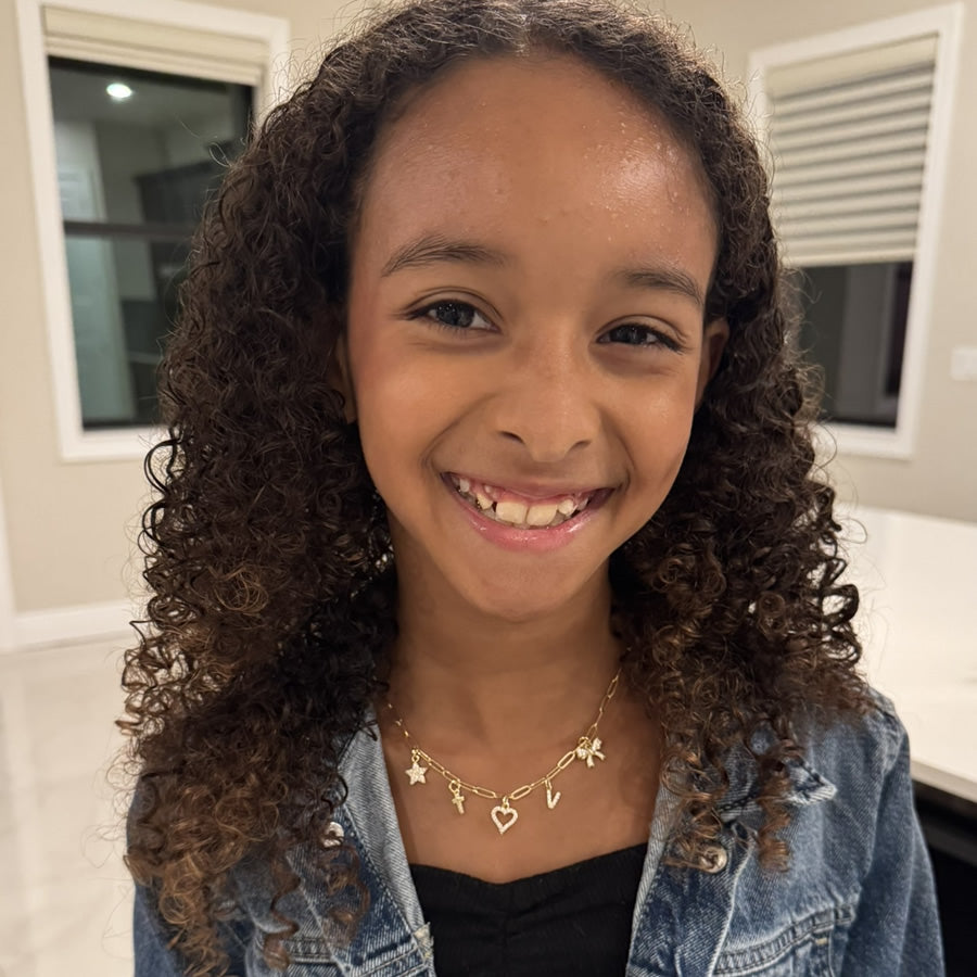 The Layla - Child/Teen 5 Charm Necklace