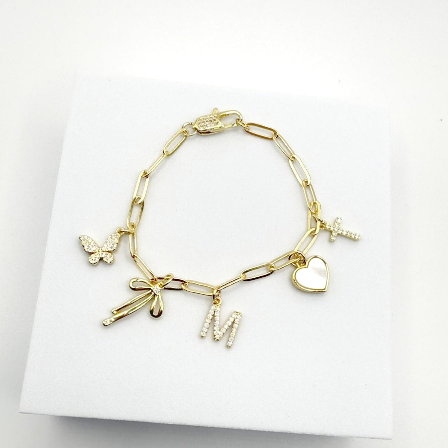 The Addi - 5 Charm Bracelet