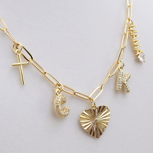 The Amy - 5 Charm Necklace