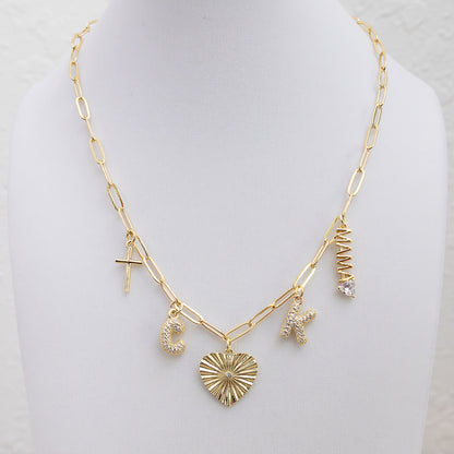 The Amy - 5 Charm Necklace