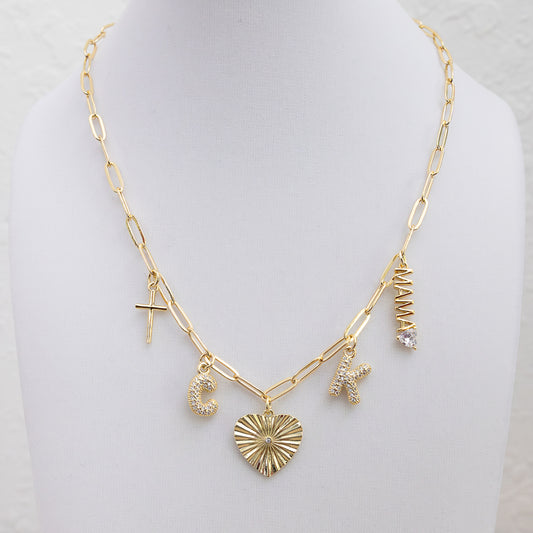 The Amy - 5 Charm Necklace