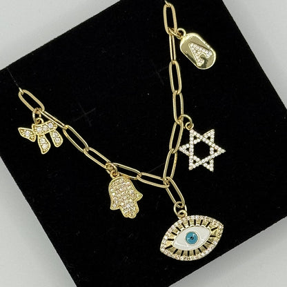 The Amy - 5 Charm Necklace