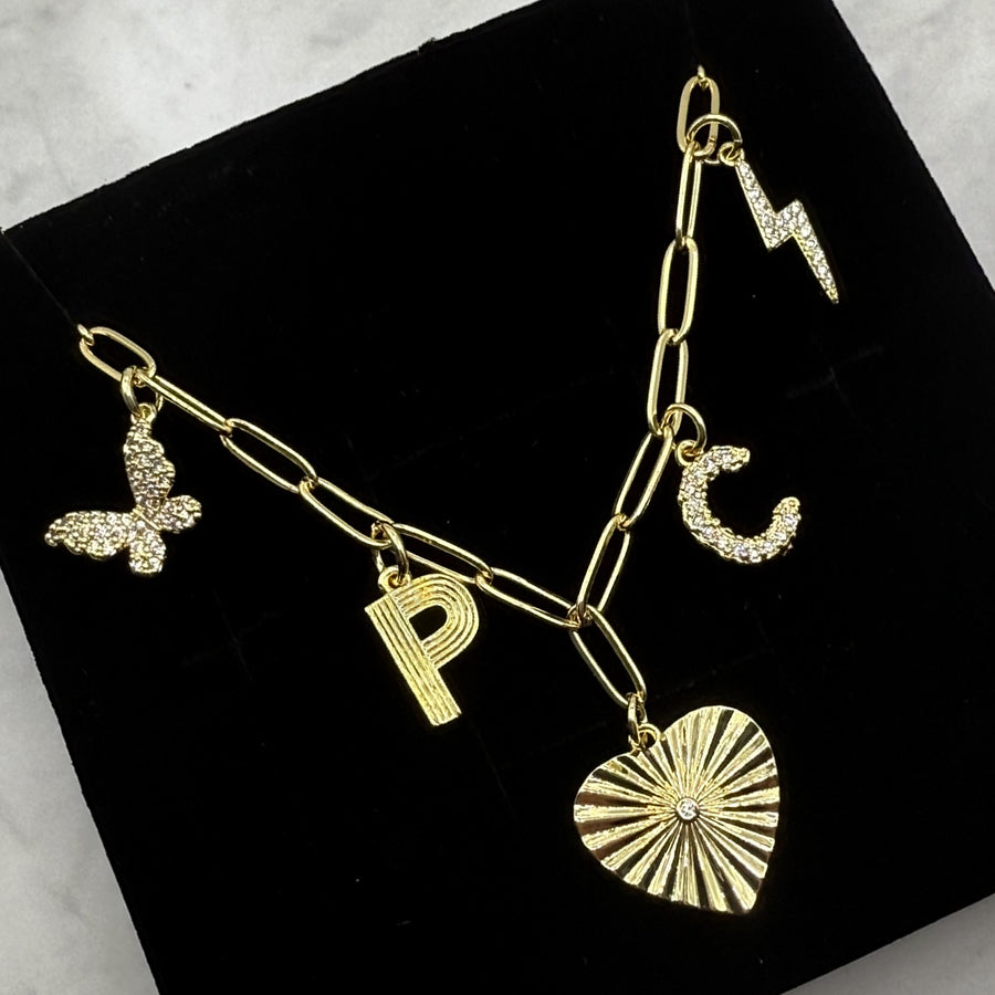 The Amy - 5 Charm Necklace