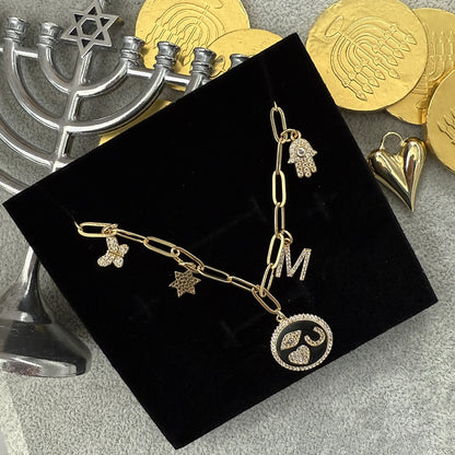 The Amy - 5 Charm Necklace