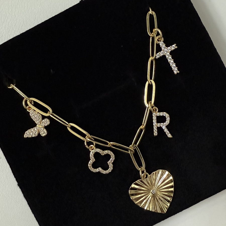 The Amy - 5 Charm Necklace