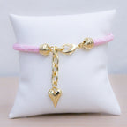 Power of Pink Heart Bracelet
