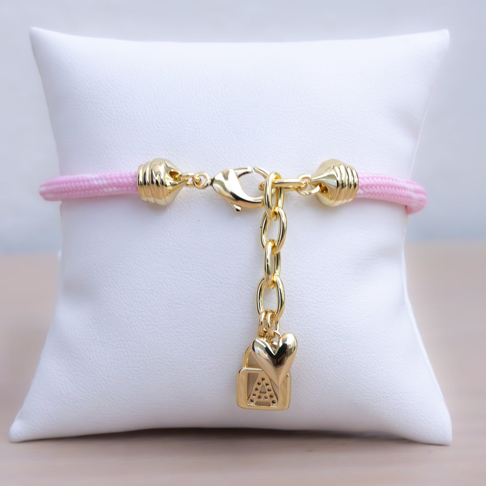Power of Pink Lock Bracelet