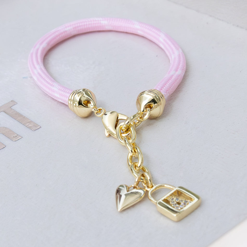 Power of Pink Lock Bracelet