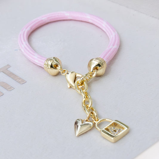 Power of Pink Lock Bracelet