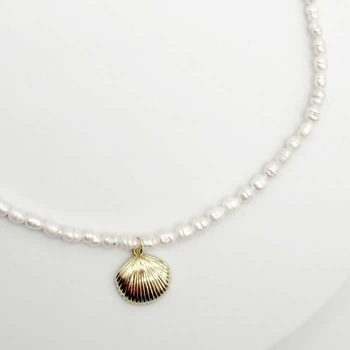 Pearl Single-Charm Necklace