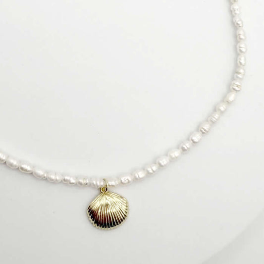 Pearl Single-Charm Necklace
