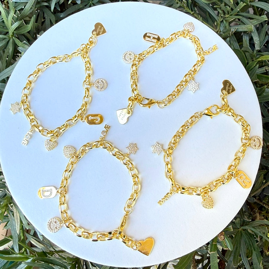 The Jess - Statement Charm Bracelet