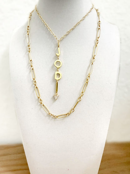 Leya Lariat Chain