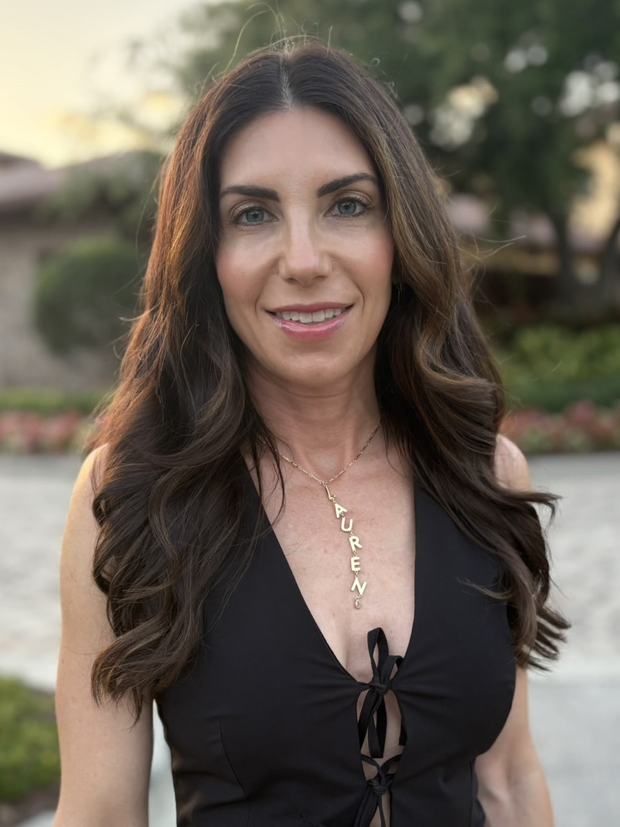 The Meg - Vertical Charm Necklace