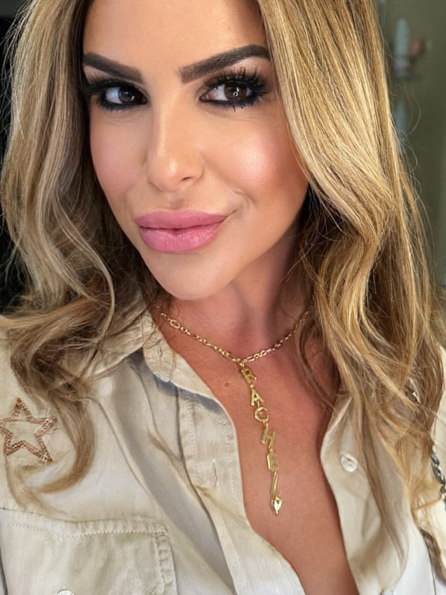 The Meg - Vertical Charm Necklace