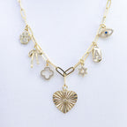 The Melissa - 7 Charm Necklace