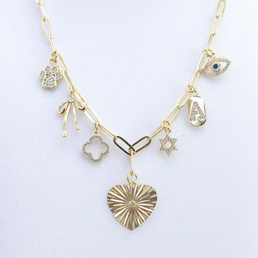 The Melissa - 7 Charm Necklace