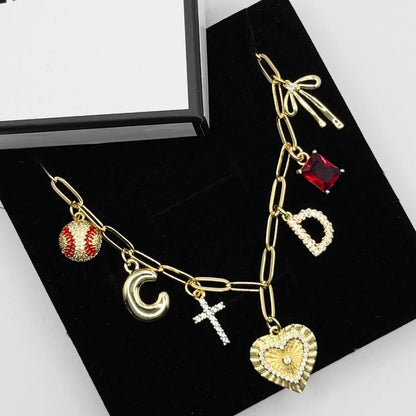 The Melissa - 7 Charm Necklace