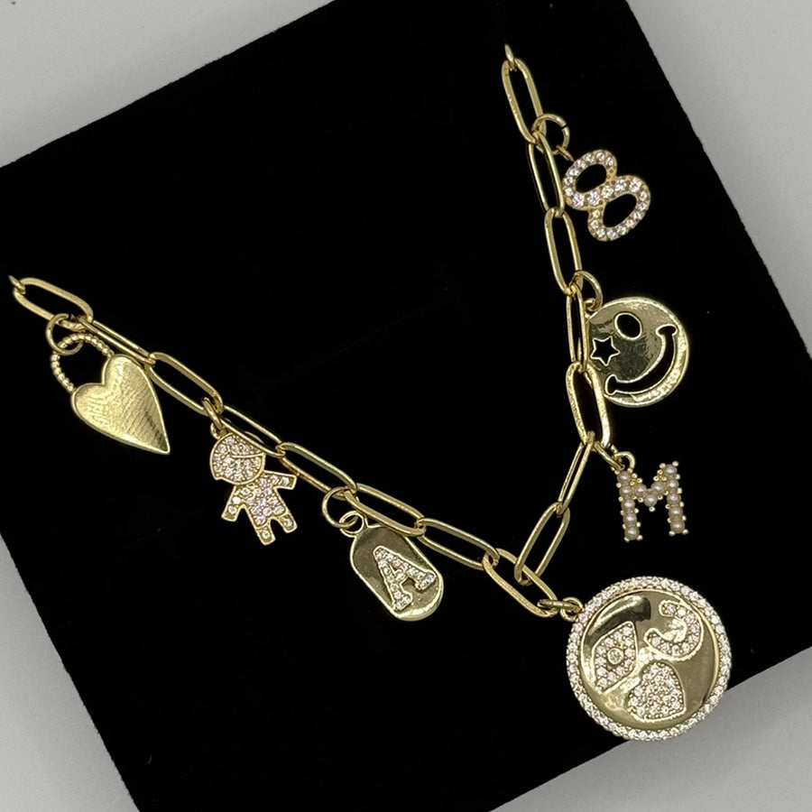 The Melissa - 7 Charm Necklace