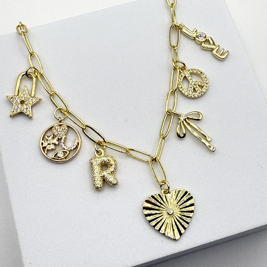 The Melissa - 7 Charm Necklace
